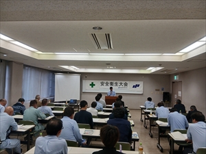 工事課長　安全衛生と現場状況について